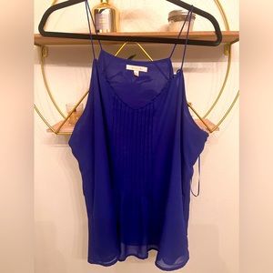 Blue spaghetti strap top